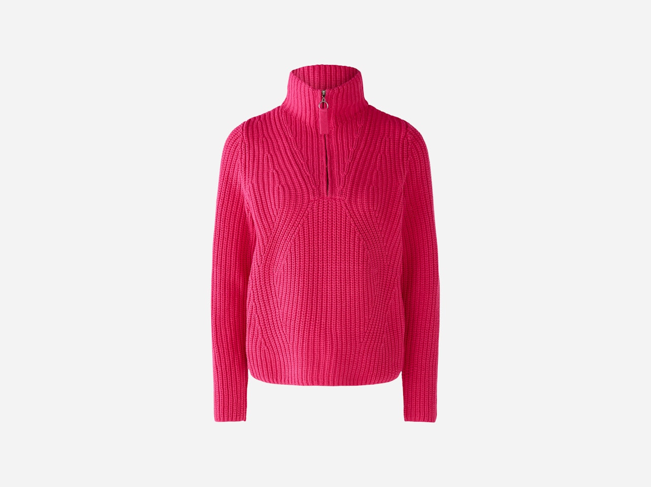 Bild 5 von Pullover Baumwollmischung in dark pink | Oui