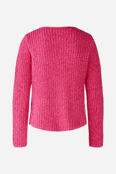 Bild 2 von Pullover Baumwollmischung in dark pink | Oui