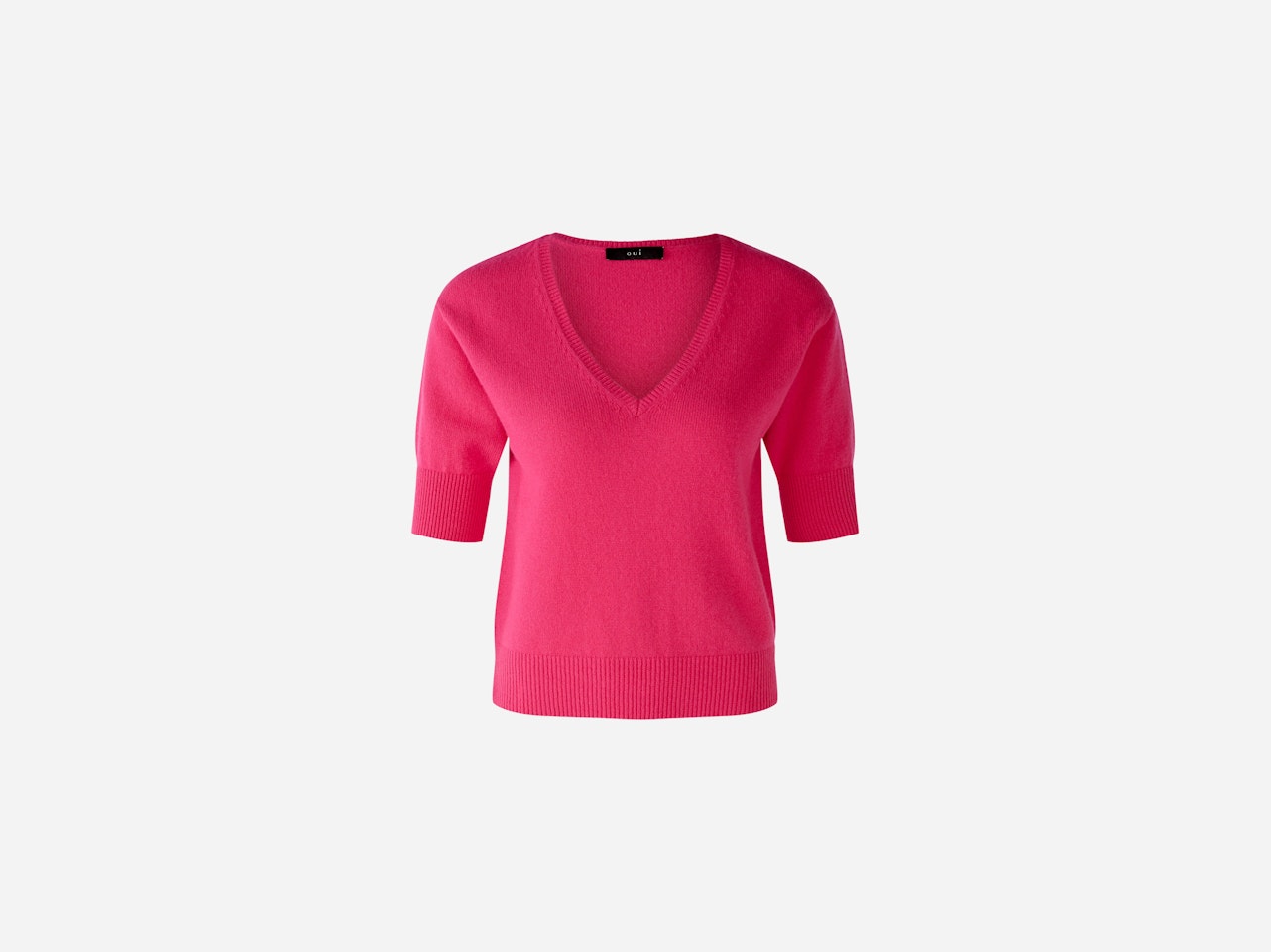 Bild 1 von Jumper wool blend in dark pink | Oui