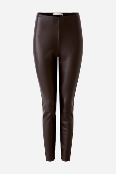 Bild 6 von CHASEY Leggings in leather look in dark brown | Oui