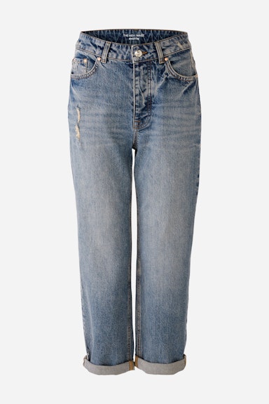 Bild 8 von Jeans THE HIGH WAIST Straight Fit, cropped in blue | Oui