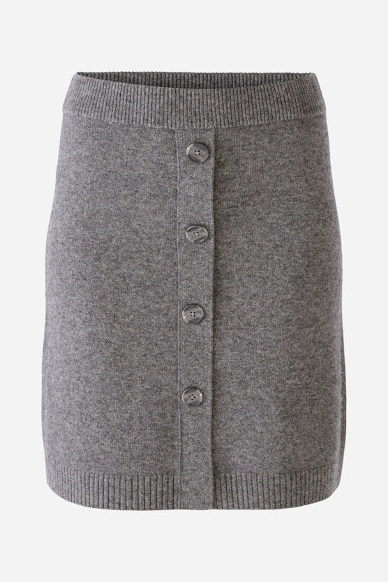 Knitted skirt wool blend