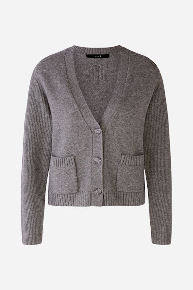 Bild 6 von Cardigan wool blend in grey | Oui