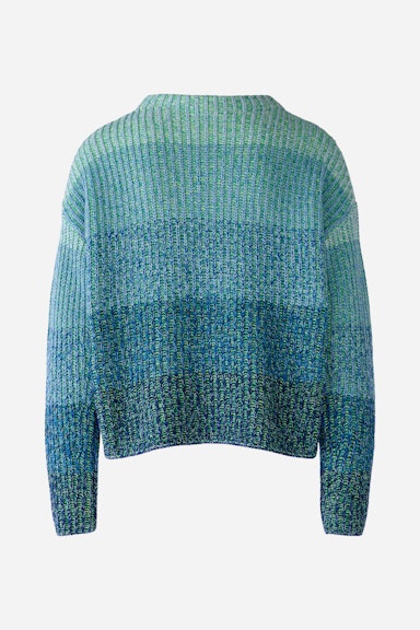 Bild 2 von Pullover Baumwollmischung in blue green | Oui