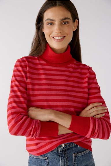 Bild 5 von Pullover Baumwollmischung mit Bio-Baumwolle in red rose | Oui