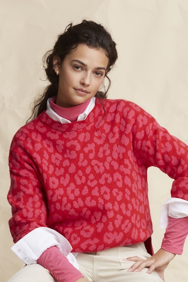 Bild 5 von Long-sleeved shirt 100% Organic Cotton in red rose | Oui