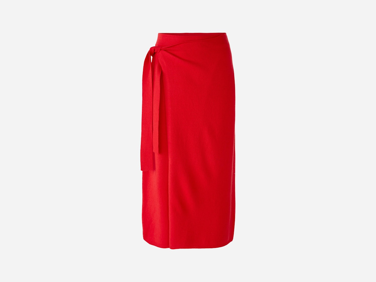 Bild 6 von Knitted skirt wool blend with modal in chinese red | Oui