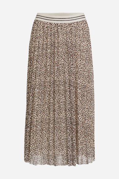 Bild 8 von Pleated skirt in leopard print in lt stone brown | Oui