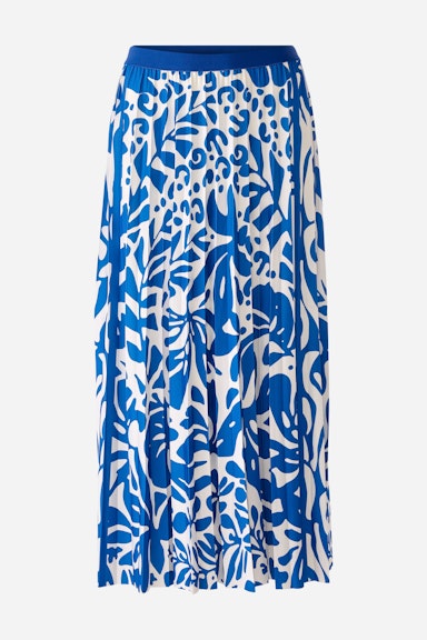 Bild 6 von Pleated skirt silky Touch quality in blue white | Oui