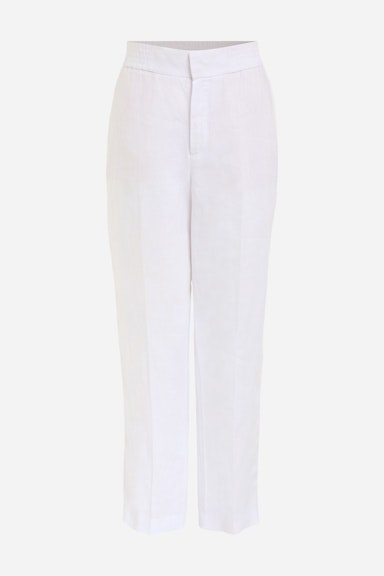 Bild 8 von Linen trousers cropped in optic white | Oui