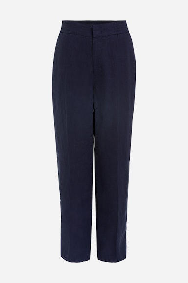Bild 8 von Linen trousers cropped in darkblue | Oui
