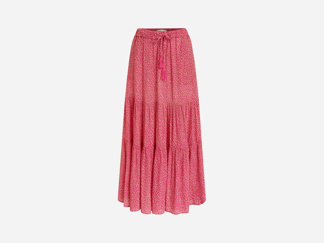 Bild 7 von Maxi skirt in minimal print in lt stone red | Oui