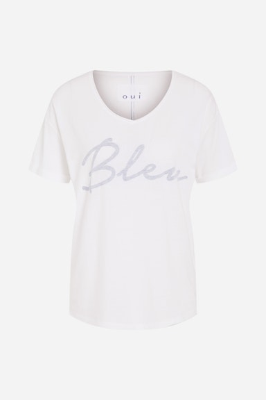 Bild 6 von T-shirt with lettering in optic white | Oui