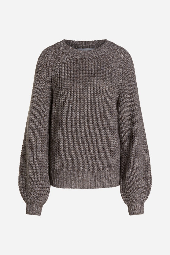 Knitted jumper with raglan sleeves