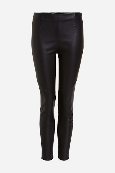 Bild 6 von Leather trousers skinny fit in black | Oui