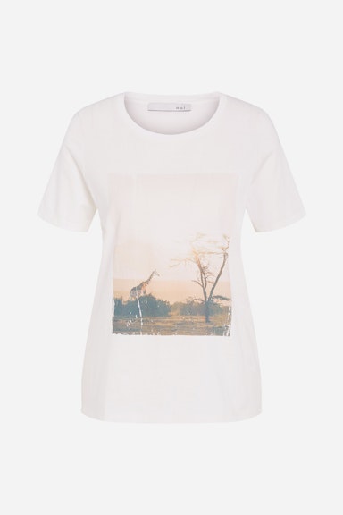 Bild 8 von T-shirt with photo print in cloud dancer | Oui