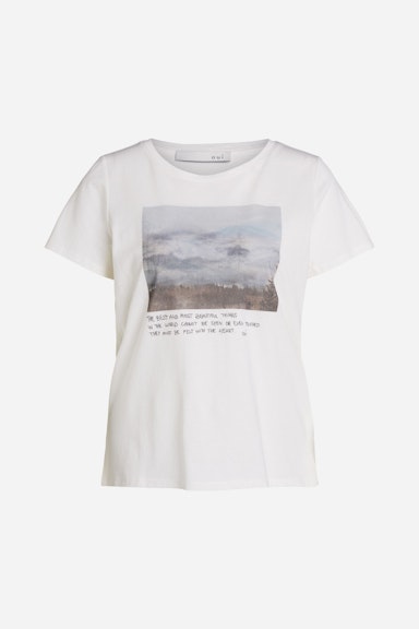 Bild 6 von T-Shirt mit Fotomotiv in cloud dancer | Oui