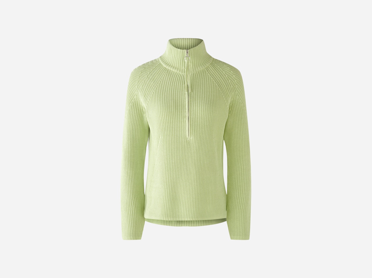 Bild 7 von Knitted jumper  in 100% cotton in light green | Oui