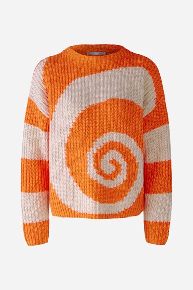 Bild 8 von Knitted jumper in a chunky knit look in lt stone orange | Oui