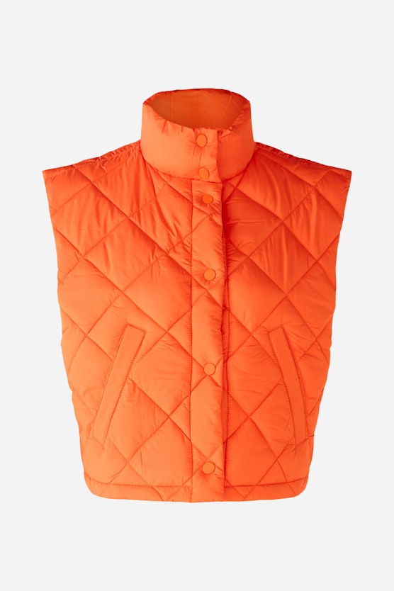 Waistcoat in quilted nylon