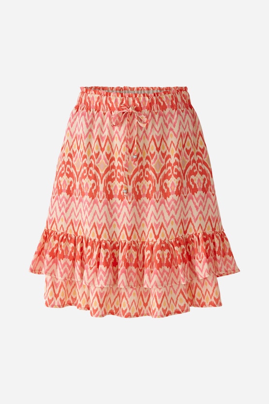 A-line skirt in flowing viscose