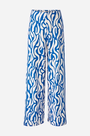 Bild 6 von Marlene trousers silky Touch in blue white | Oui