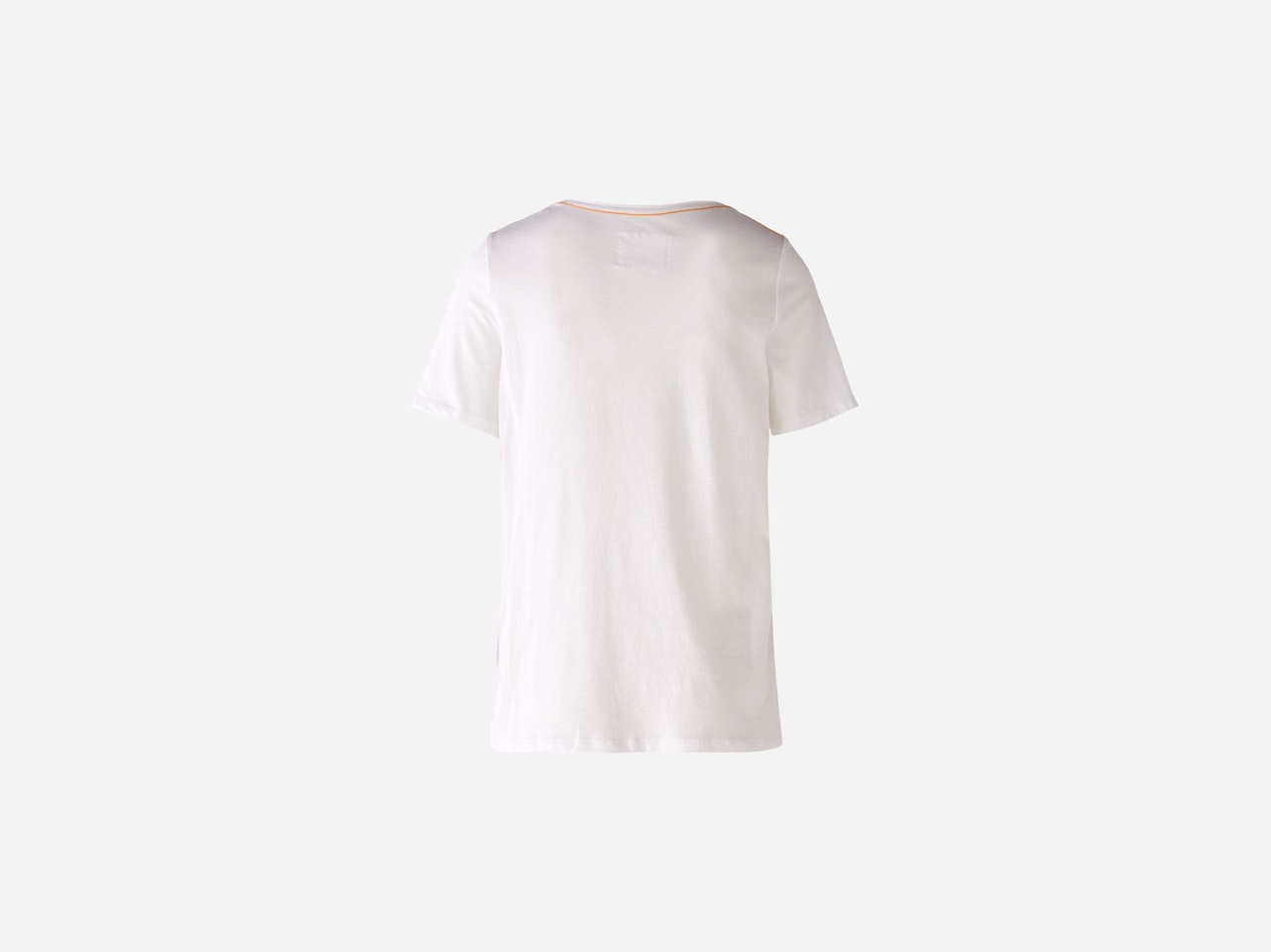 Bild 7 von T-Shirt mit Strasssteinchen und Perlchen aus Handarbeit in optic white | Oui