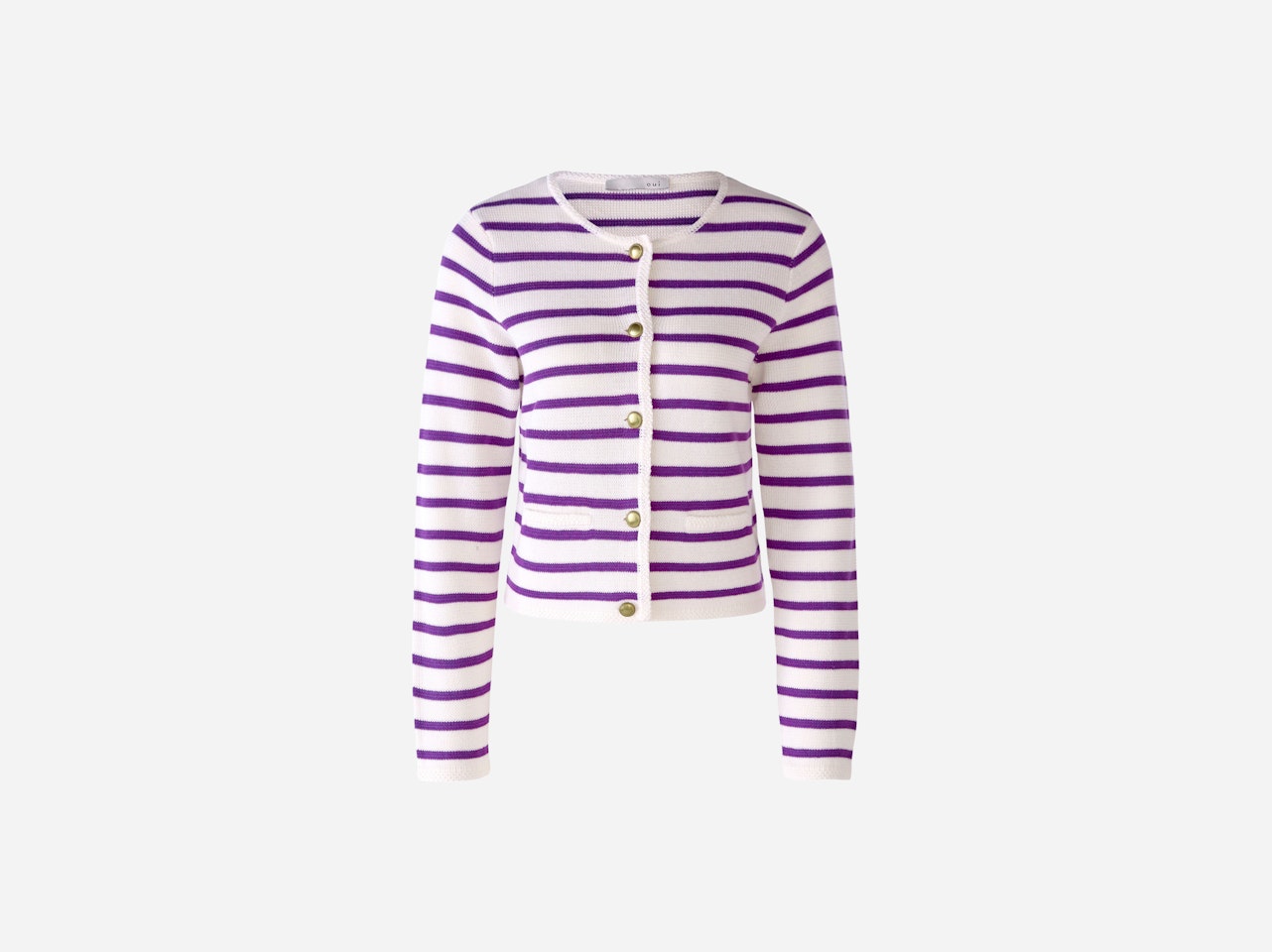 Bild 1 von Jacke mit Streifen in offwhite violet | Oui
