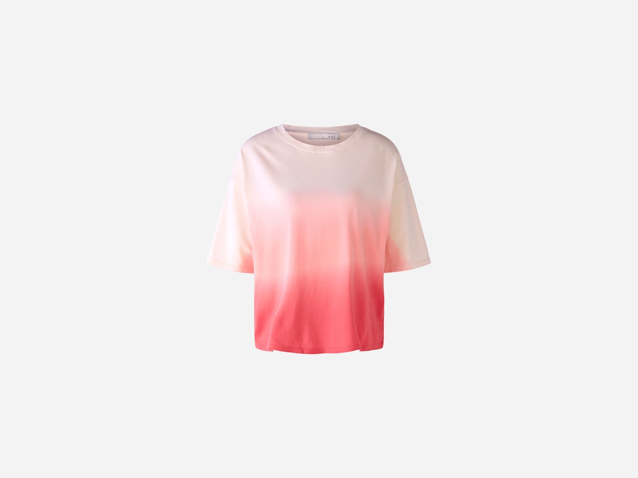 Bild 6 von T-Shirt in Baumwollmischung in rose white | Oui