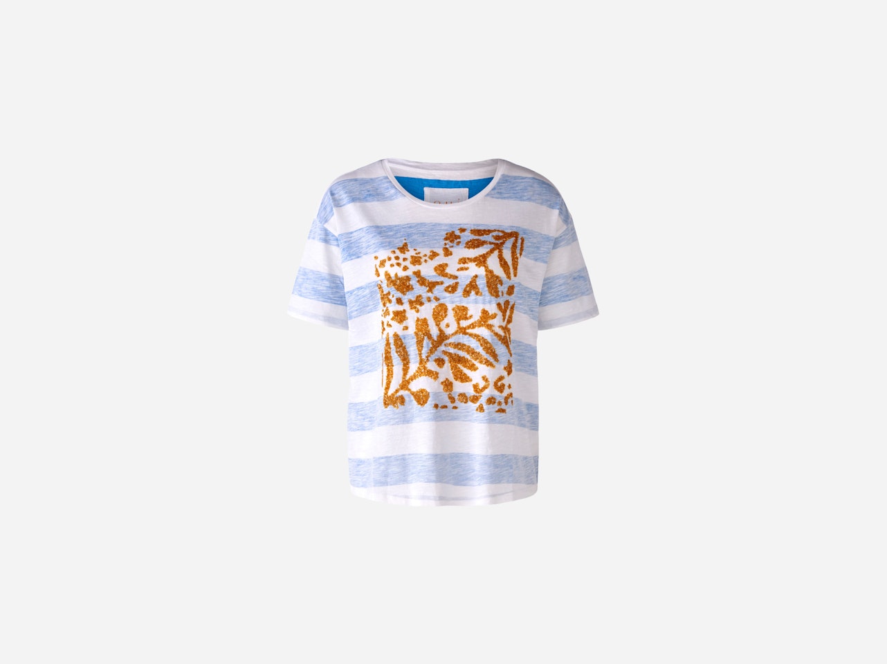 Bild 1 von T-Shirt mit Pailletten in lt blue orange | Oui