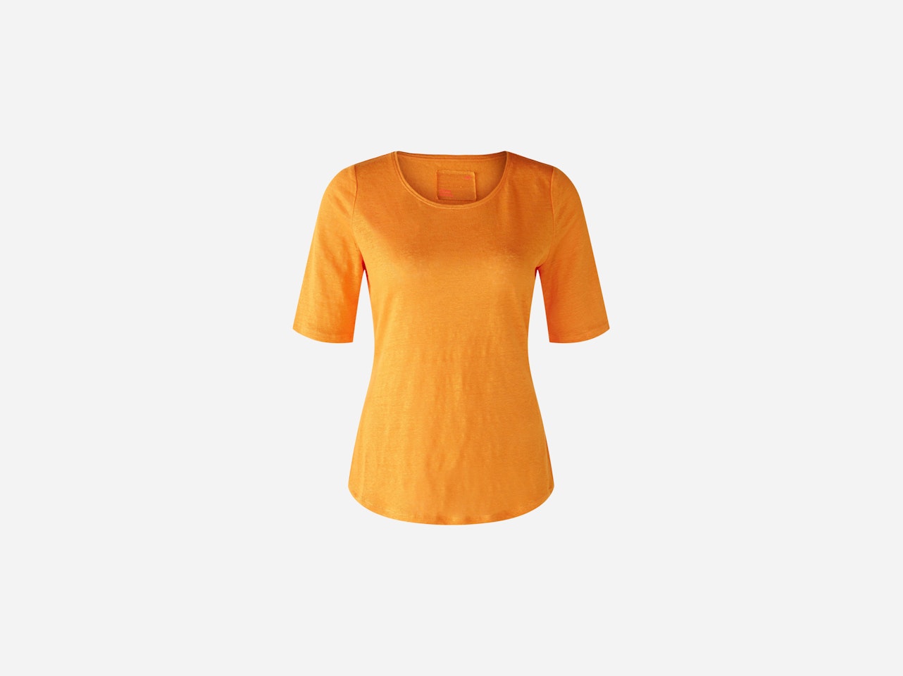 Bild 1 von T-shirt 100% linen in flame orange | Oui
