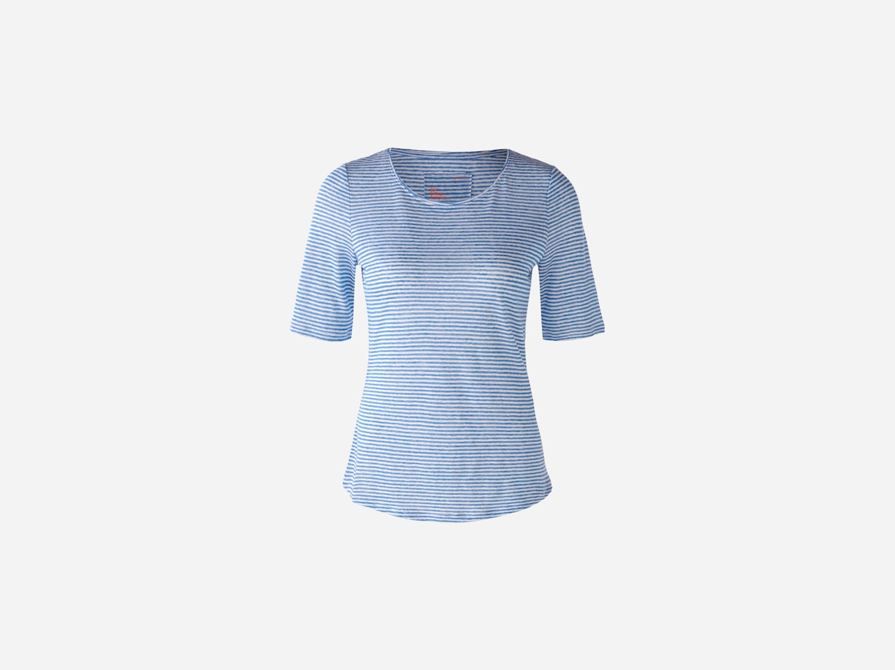 Bild 1 von T-shirt made from 100% linen in lt blue white | Oui