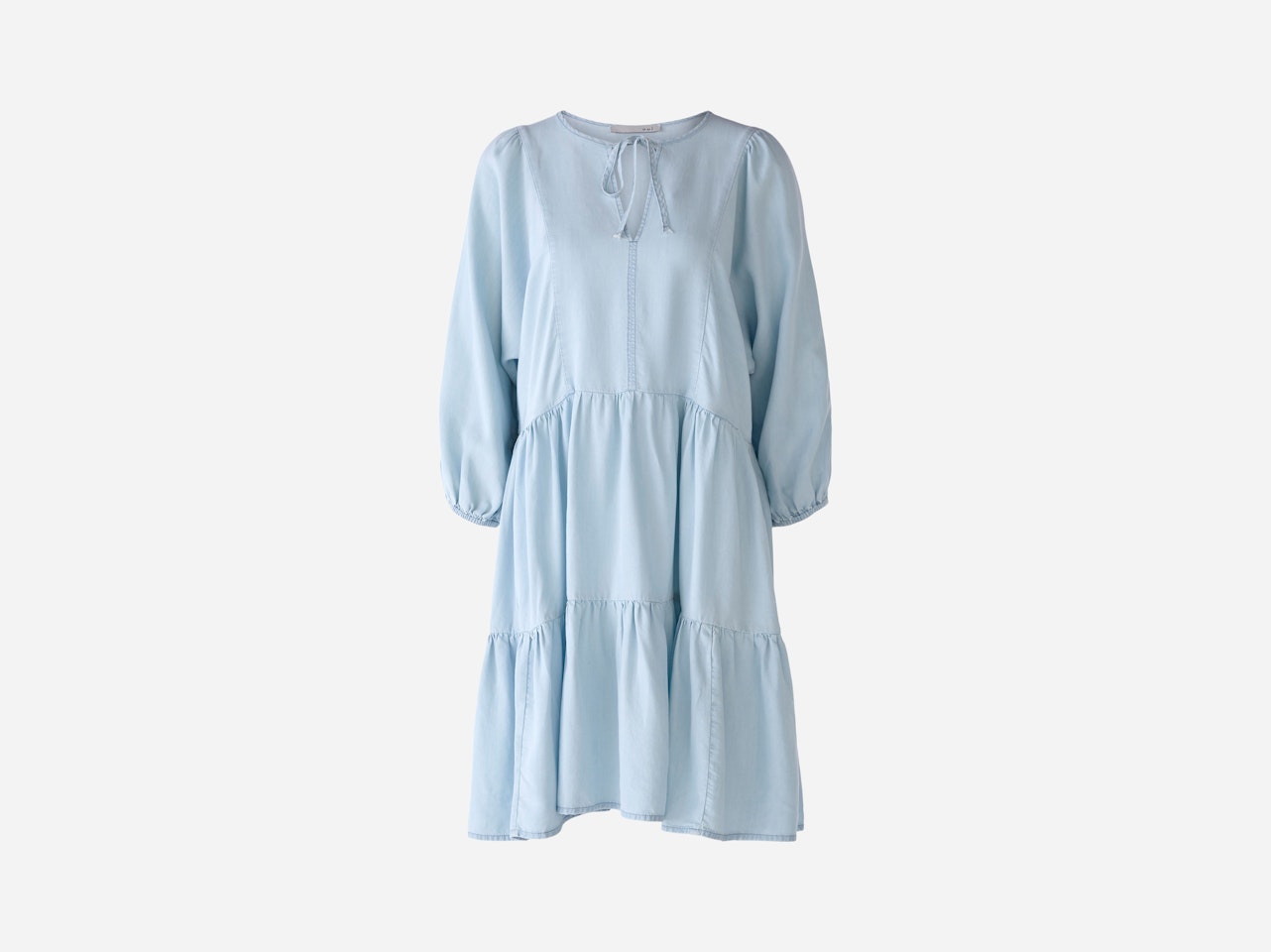 Bild 1 von Flounce dress  in soft denim-lyocell quality in blue denim | Oui