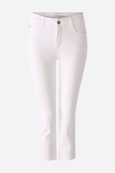 Bild 8 von Capri pants cotton stretch in optic white | Oui