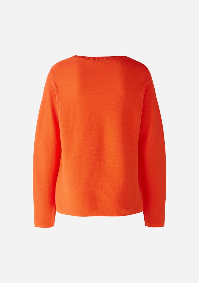 Bild 7 von KEIKO Pullover in Bio-Baumwolle in vermillion orange | Oui