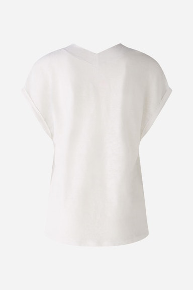 Bild 8 von T-shirt 100% linen in optic white | Oui