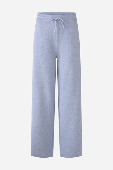 Bild 8 von Knitted trousers in straight fit in Lt.Blue | Oui