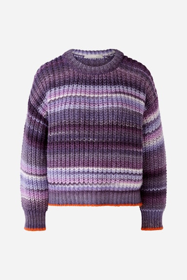Bild 6 von Knitted jumper with space-dyed colouring in lilac violett | Oui