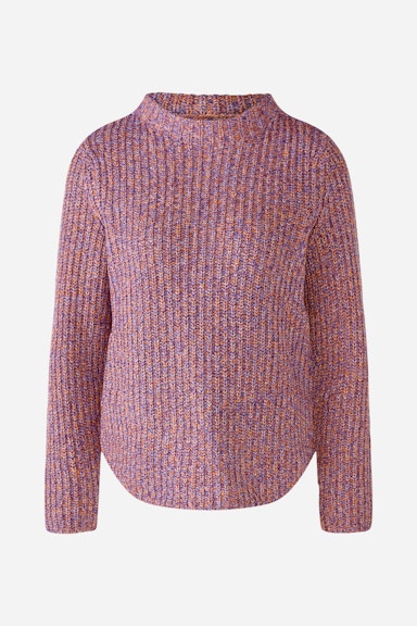 Bild 8 von Knitted jumper with stand-up collar in lilac violett | Oui