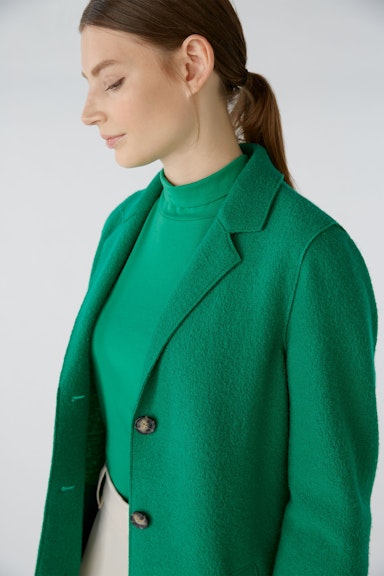 Bild 5 von MAYSON Coat boiled Wool - pure new wool in green | Oui