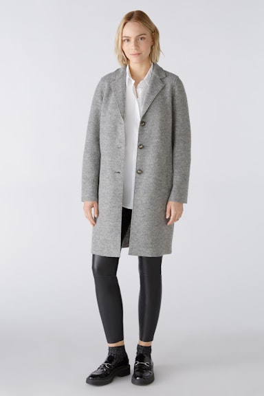 Bild 2 von MAYSON Coat boiled Wool - pure new wool in grey | Oui