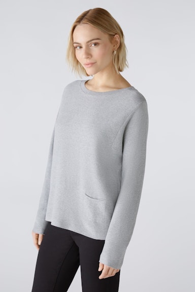 Bild 7 von KEIKO Pullover 100% Bio-Baumwolle in light grey | Oui