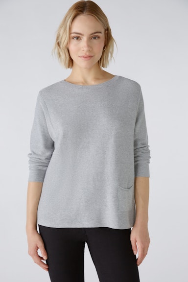 Bild 1 von KEIKO Pullover 100% Bio-Baumwolle in light grey | Oui