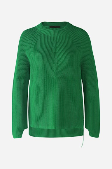 Bild 7 von RUBI Pullover mit Reißverschluss, in reiner Baumwolle in green | Oui