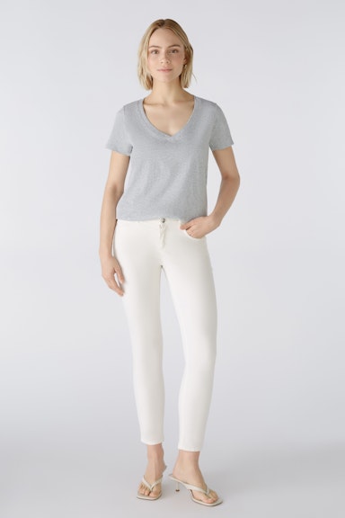 Bild 2 von CARLI T-Shirt 100% Bio-Baumwolle in light grey | Oui