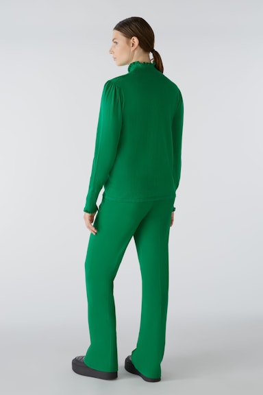 Bild 3 von Jumper in cotton blend with silk and cashmere in green | Oui