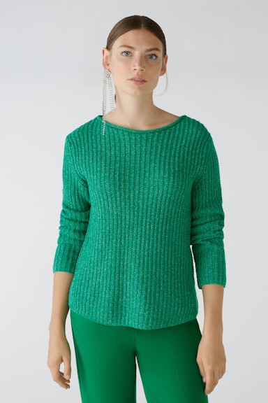 Bild 2 von Pullover Baumwollmischung in green | Oui