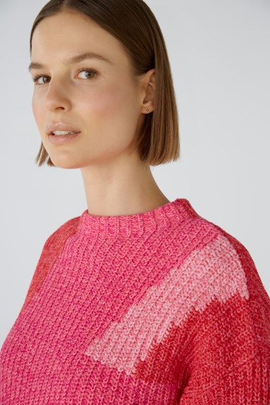 Bild 5 von Pullover Baumwollmischung in red rose | Oui