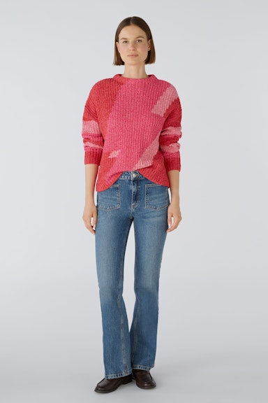Bild 1 von Pullover Baumwollmischung in red rose | Oui