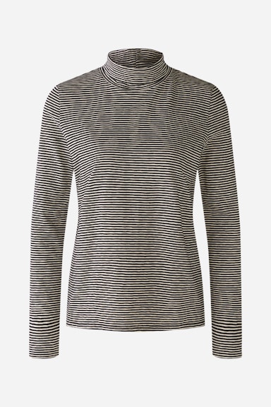 Bild 7 von Long-sleeved shirt 100% Organic Cotton in black offwhite | Oui